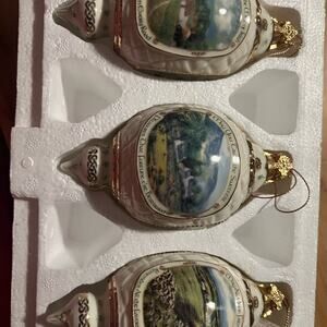 Bradford Editions 6th edition Irish Blessings Heirloom Porcelain ornaments